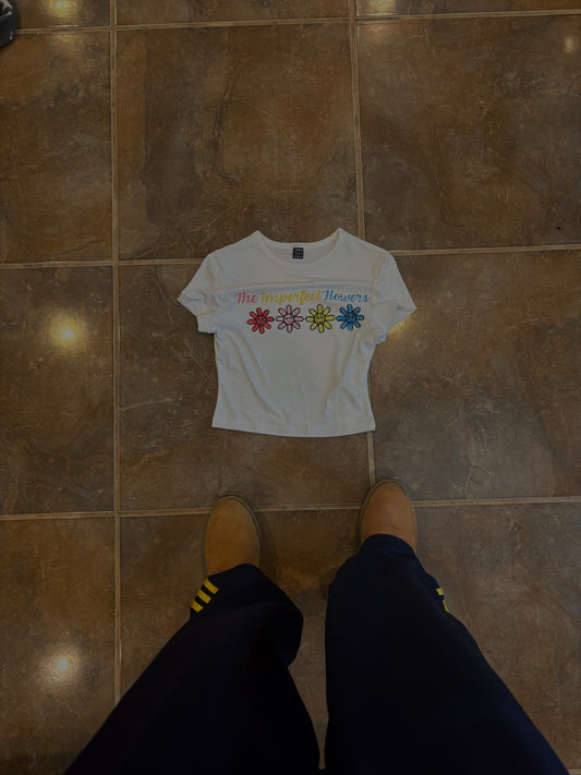The Imperfect Flowers Crop Top